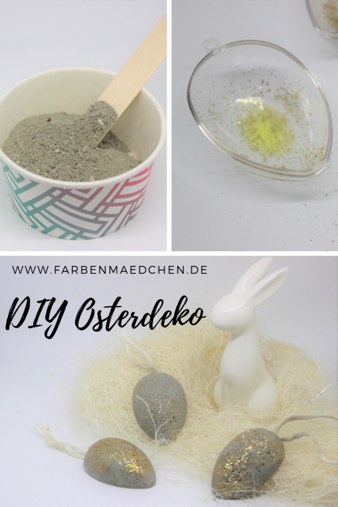 Ostereier aus Beton ganz einfach selber basteln. Die perfekte DIY Dekoidee für dein Zuhause. 