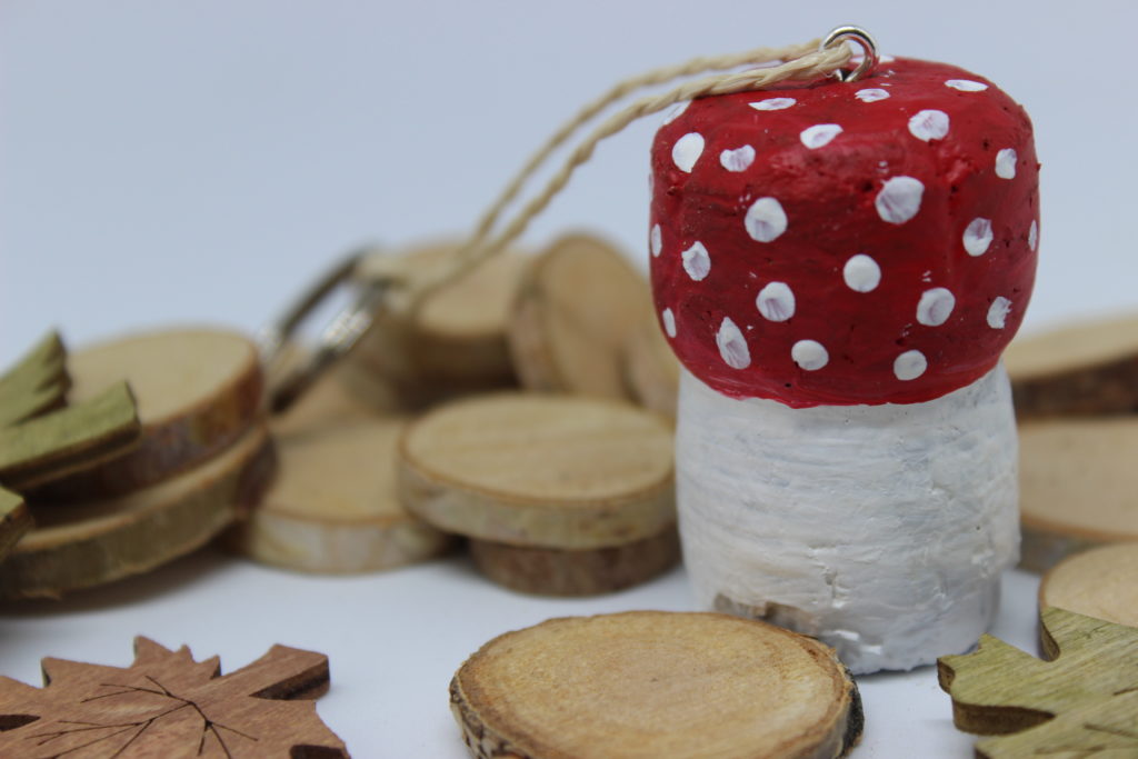 Fertiger Herbst Schlüsselanhänger. 