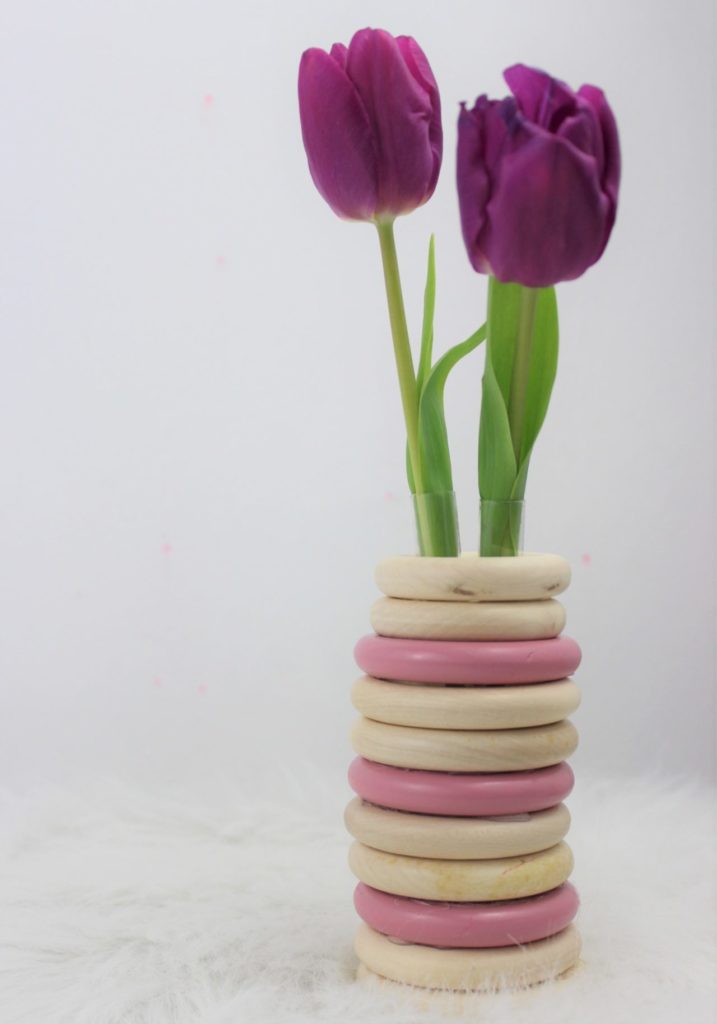 Blumenvase selber basteln. 