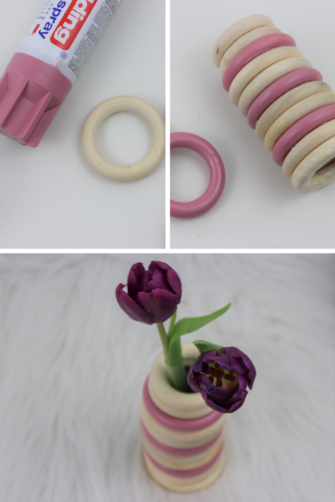 DIY Upcacling Idee - Frühlingsvase basteln