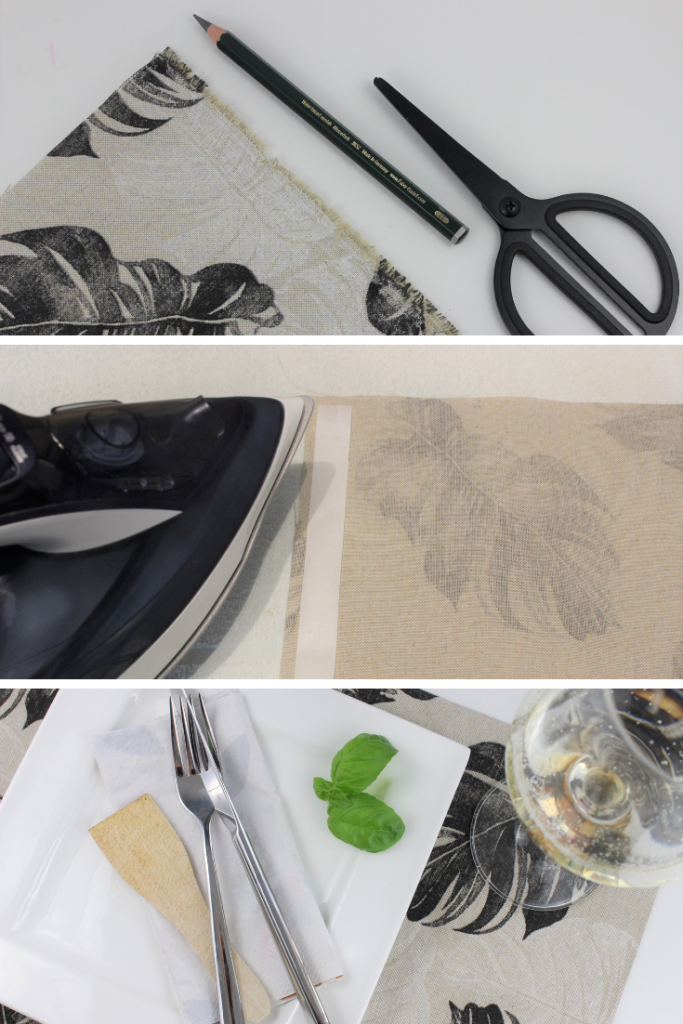Tischsetz selber machen ohne nähen.