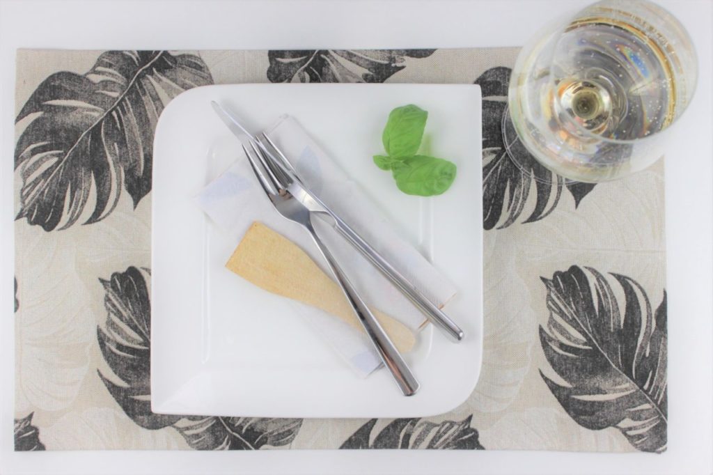 Tischset ganz einfach selber machen ohne Nähmaschine.