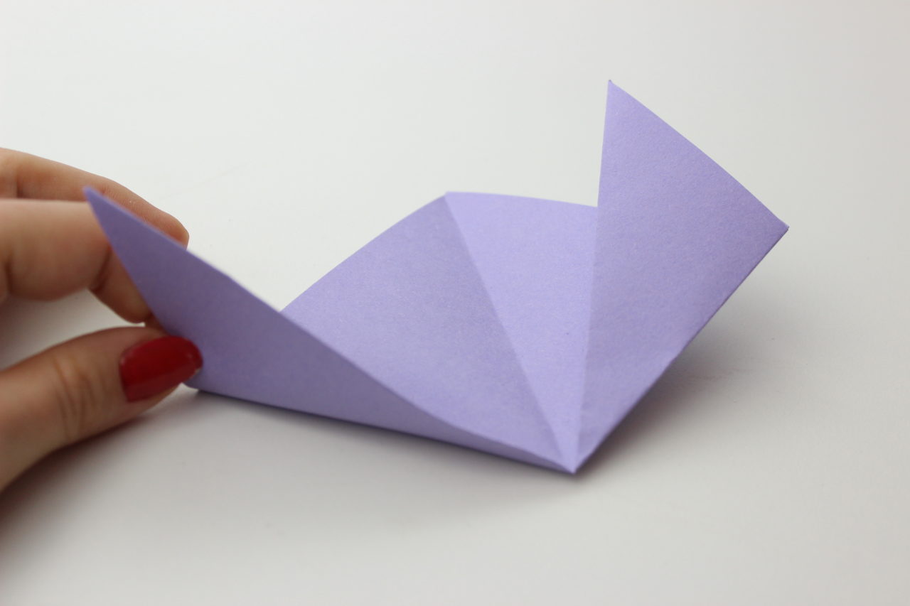 Tulpe ganz einfach nach basteln und falten 