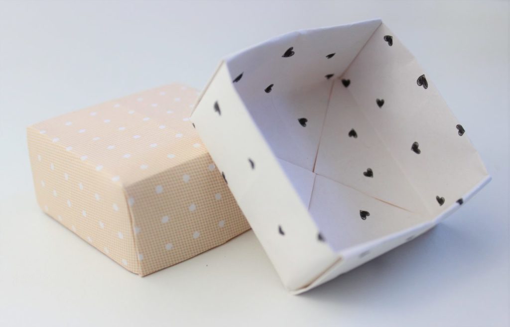 Die fertige Geschenkschachtel für die Oster Überraschung!