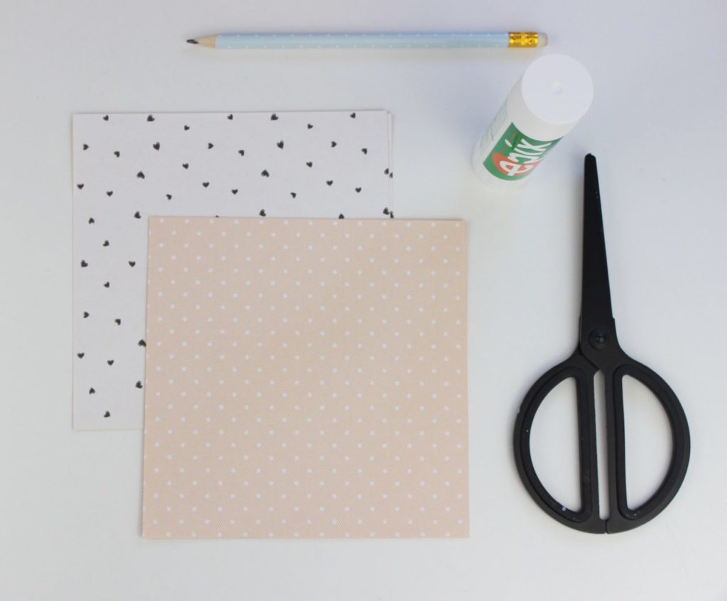 Alle Materialien auf einem Blick für eine kleine Osterüberraschung!