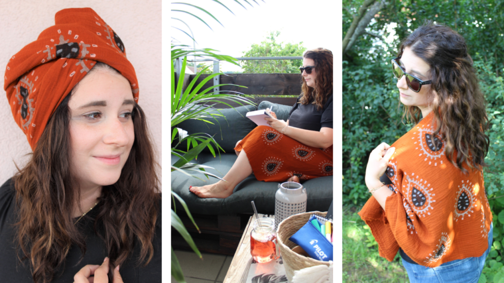 DIY Tuch im Boho Stil bemalen! 3 in 1 Kleidungsstück