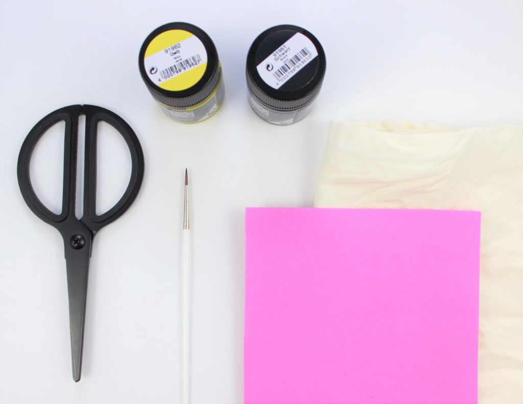 Alles Materialien für einen selbst bedruckten Kissenüberzug