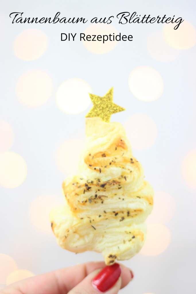 DIY Rezeptidee - Tannenbaum aus Blätterteig 